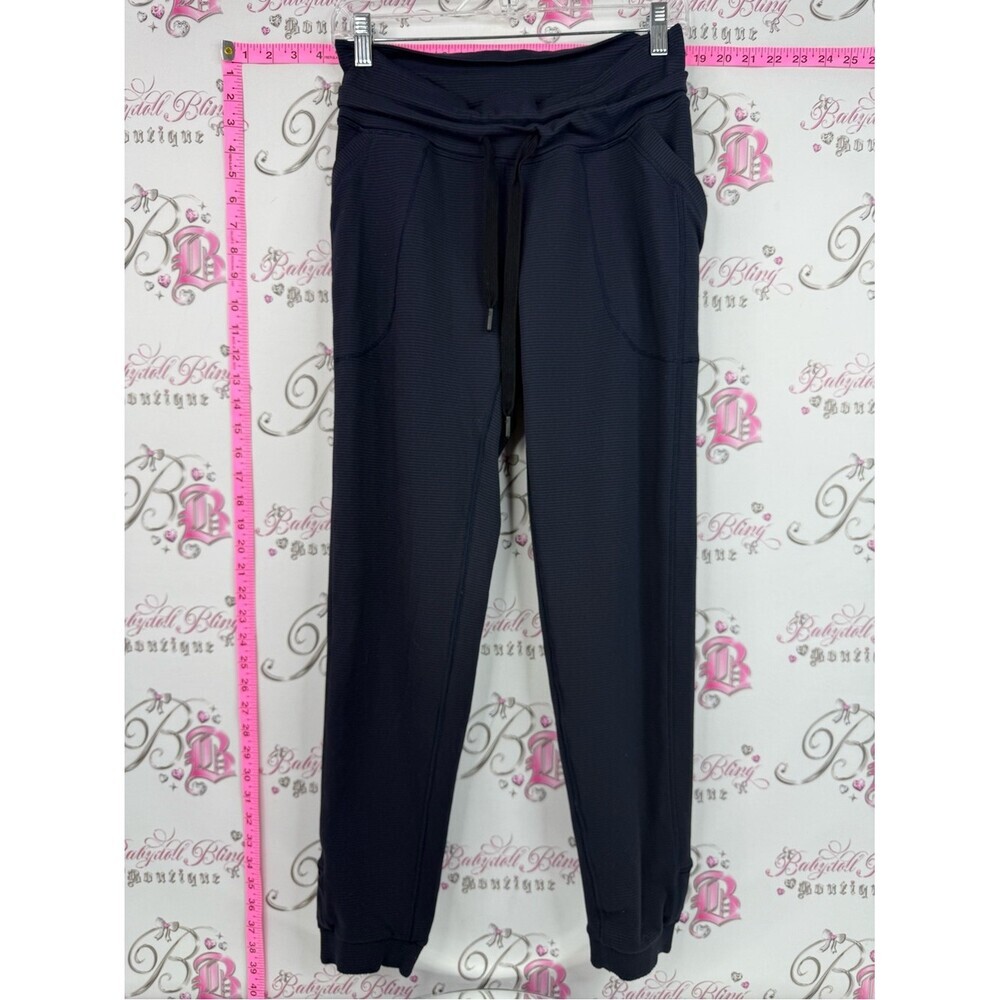 lululemon athletica pants joggers tie up waist Black Drawcord Jogger Pants